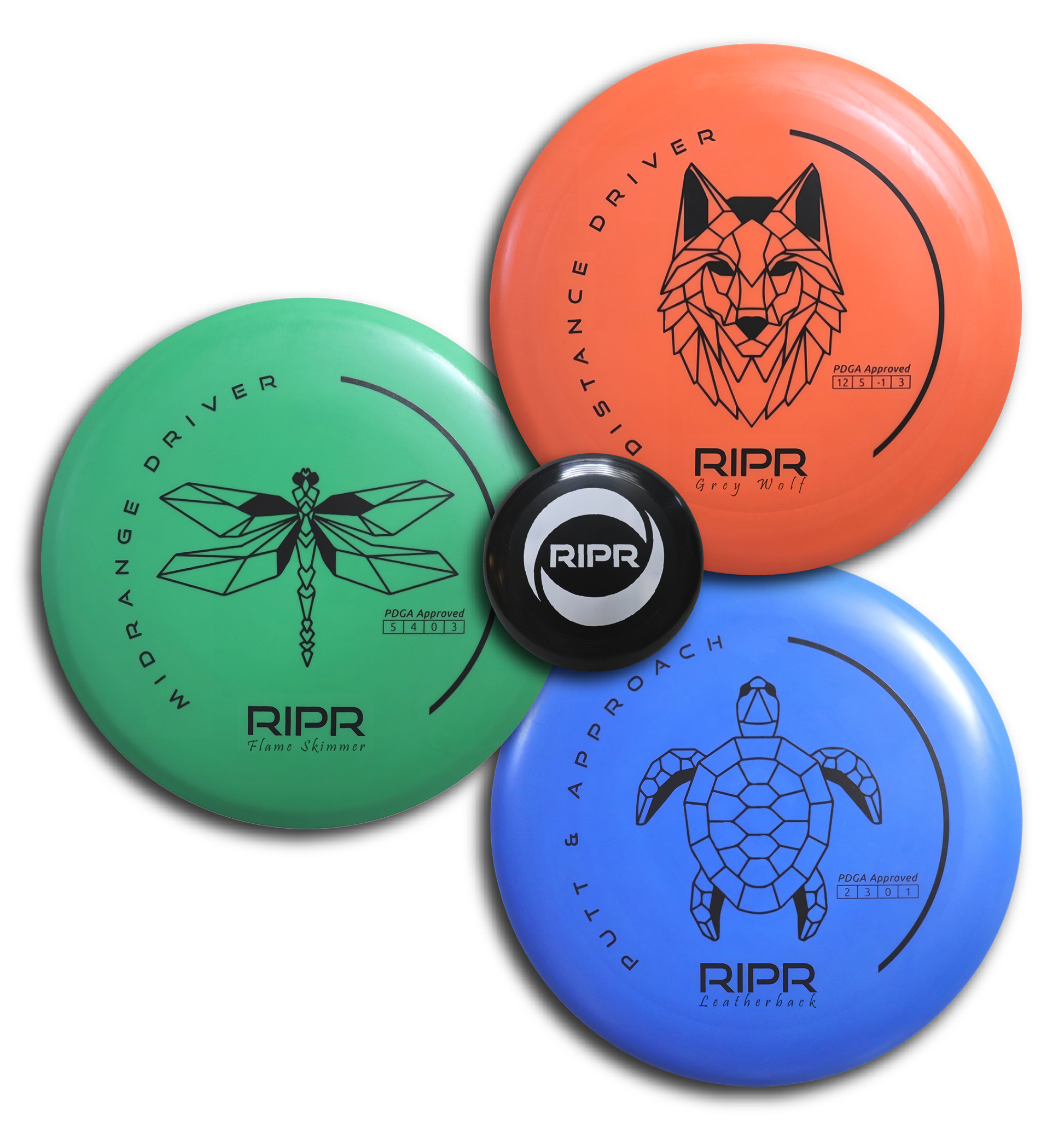 RIPR Bundle - Premium Disc Golf Set + Shoulder Bag